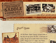 Tablet Screenshot of oldpueblosaddle.com